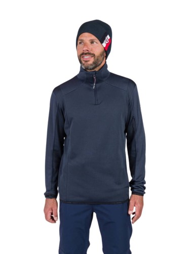 Bluza Rossignol męska Diretta Fleece HZ granatowa