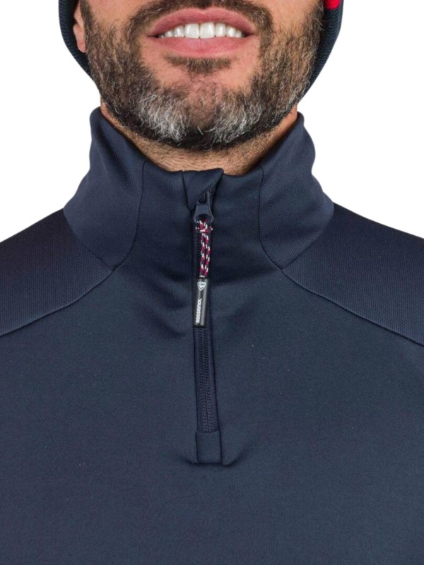 Bluza Rossignol męska Diretta Fleece HZ granatowa