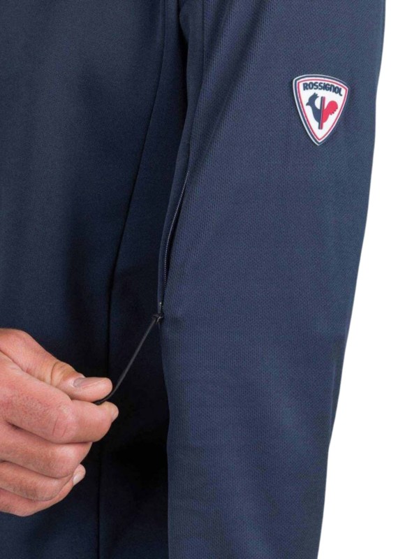 Bluza Rossignol męska Diretta Fleece HZ granatowa