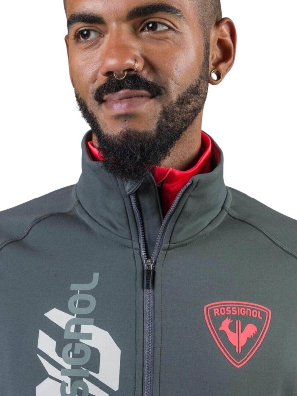 Bluza Rossignol męska New Hero Classique Clim szara