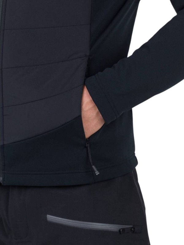 Bluza Rossignol męska Classique Hybrid Clim FZ czarna