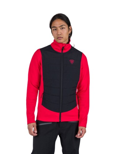 Bluza Rossignol męska Classique Hybrid Clim FZ czerwona