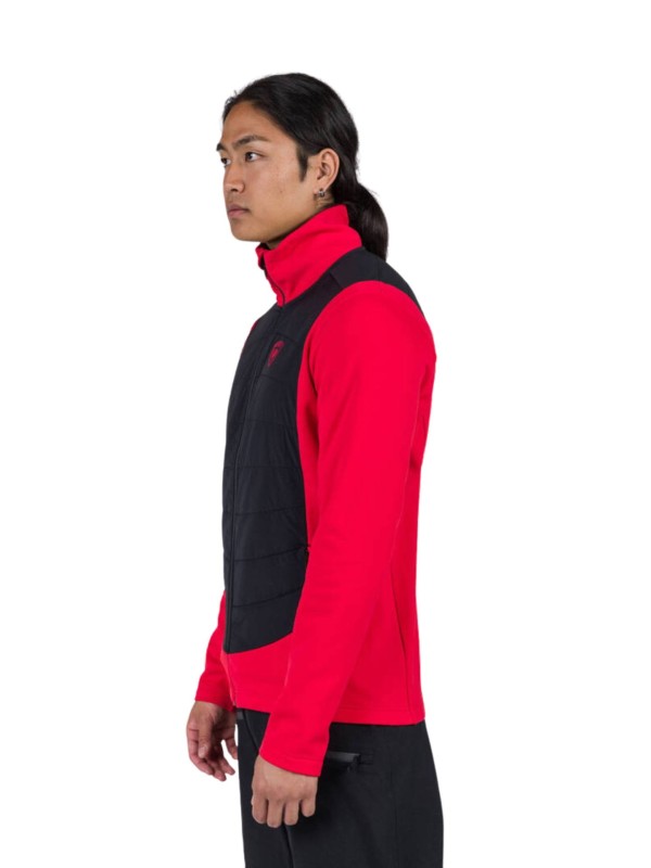 Bluza Rossignol męska Classique Hybrid Clim FZ czerwona
