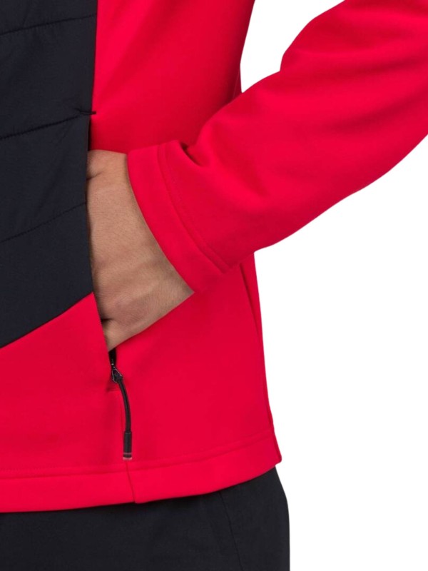 Bluza Rossignol męska Classique Hybrid Clim FZ czerwona
