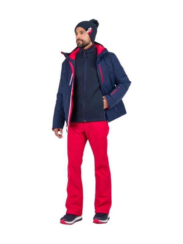 Bluza Rossignol męska Cieloalto Fleece FZ granatowa