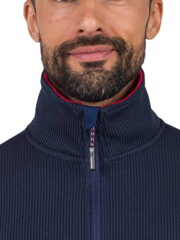 Bluza Rossignol męska Cieloalto Fleece FZ granatowa