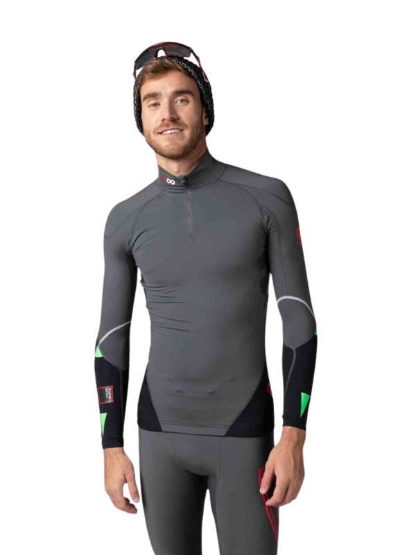 Koszulka Rossignol męska Infini Compression Race Top szara