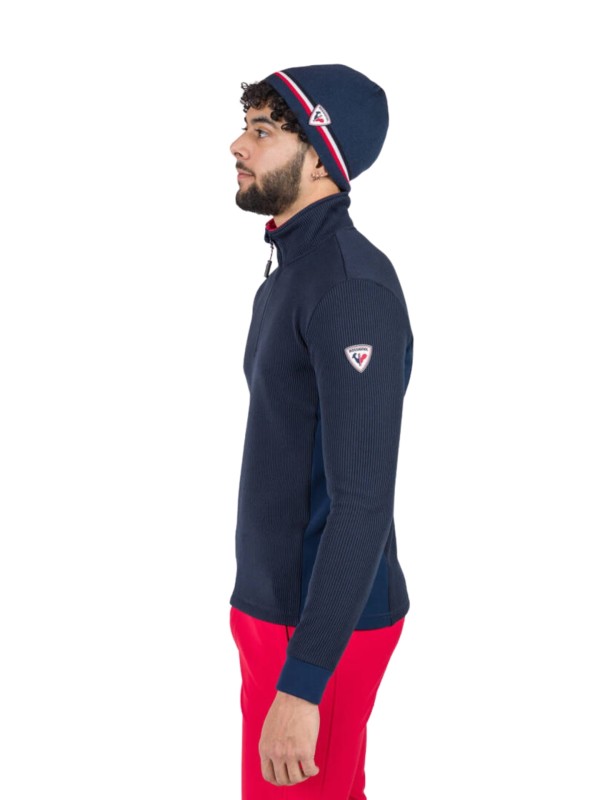 Bluza narciarska Rossignol męska Cieloalto Fleece HZ granatowa