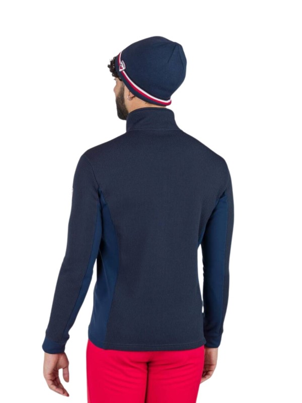 Bluza narciarska Rossignol męska Cieloalto Fleece HZ granatowa