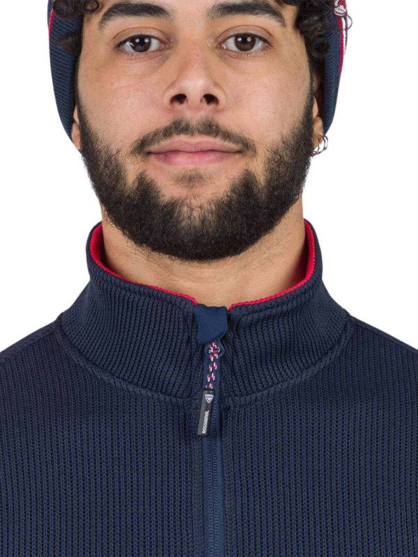 Bluza narciarska Rossignol męska Cieloalto Fleece HZ granatowa