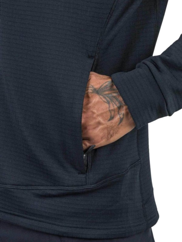 Bluza narciarska Rossignol męska Blackside Fleece FZ czarna