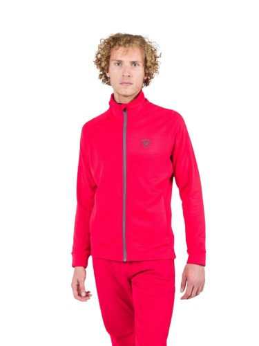 Bluza narciarska Rossignol męska Blackside Fleece FZ czerwona