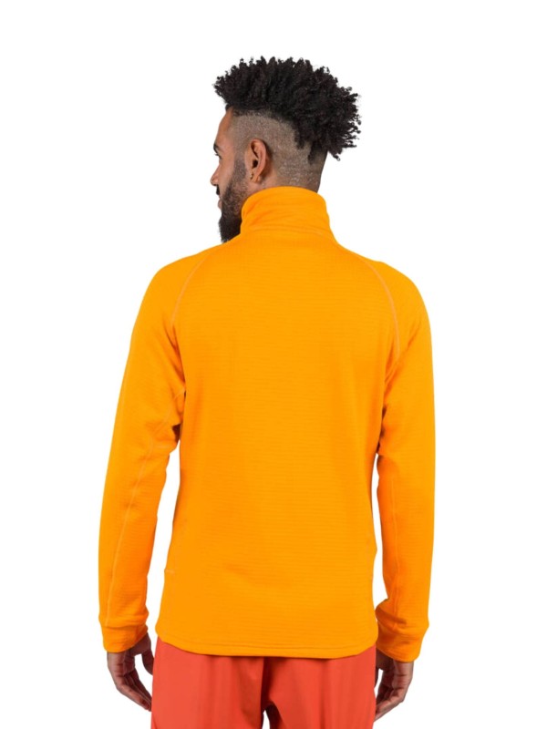 Bluza narciarska Rossignol męska Blackside Fleece FZ pomarańczowa