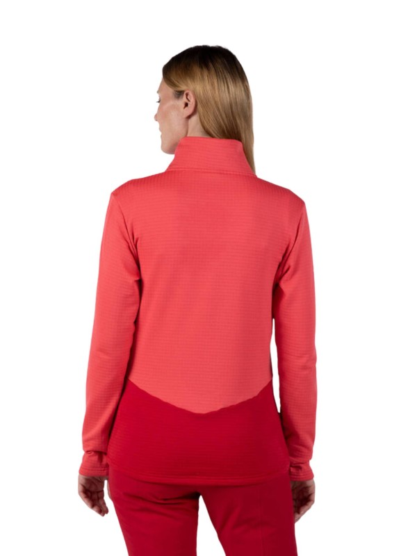 Bluza narciarska Rossignol W Blackside Fleece FZ różowa