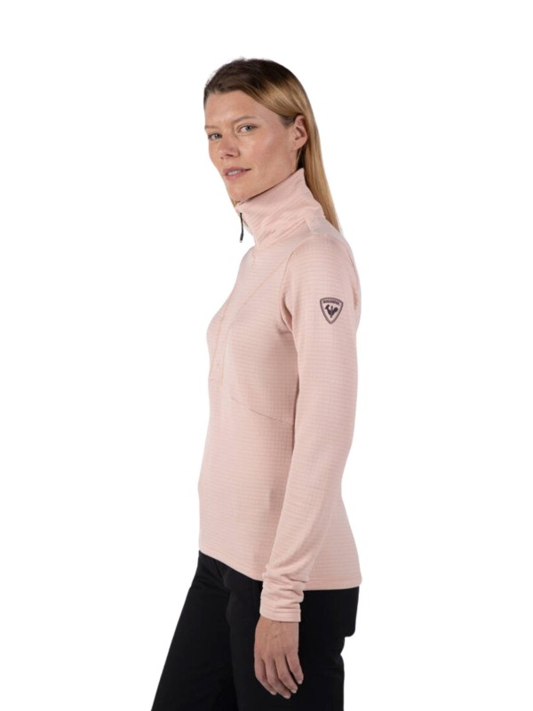 Bluza Rossignol W Blackside Fleece HZ różowa