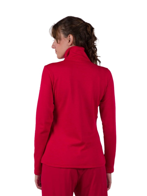 Bluza Rossignol W Blackside Fleece HZ czerwona