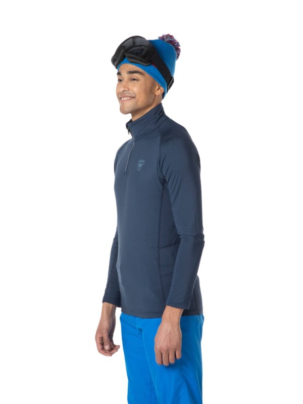 Koszulka termoaktywna Rossignol Classique 1/2 Zip granatowa