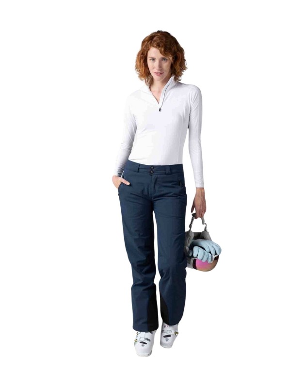 Koszulka termoaktywna Rossignol W Classique 1/2 Zip biała