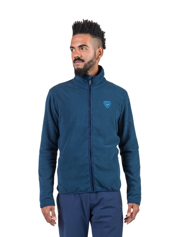 Bluza Rossignol męska Strawpile Fleece FZ granatowa