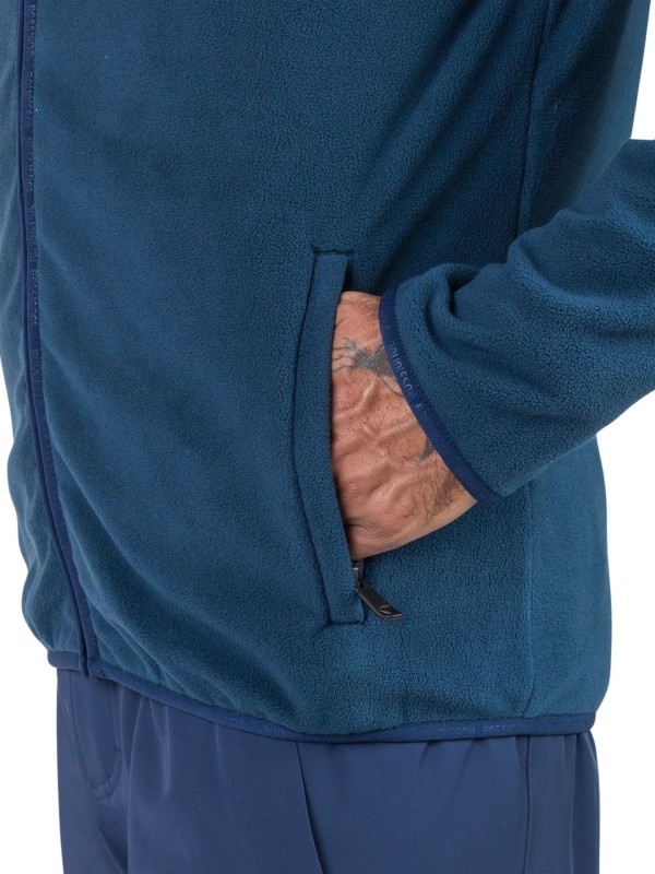 Bluza Rossignol męska Strawpile Fleece FZ granatowa