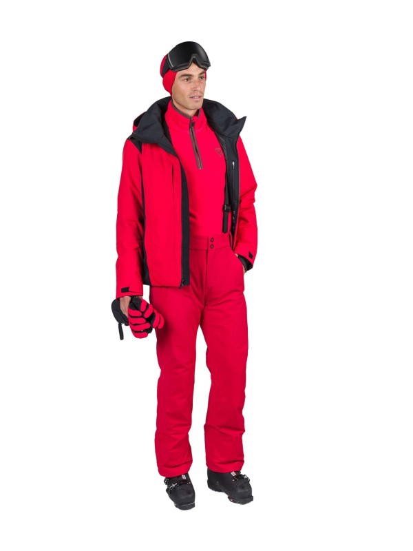 Bluza Rossignol męska Strawpile Fleece HZ czerwona