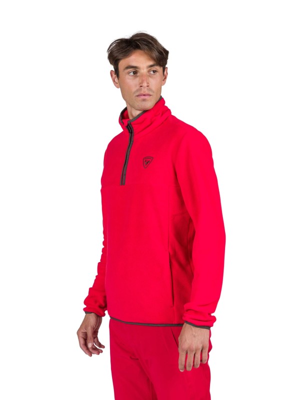 Bluza Rossignol męska Strawpile Fleece HZ czerwona
