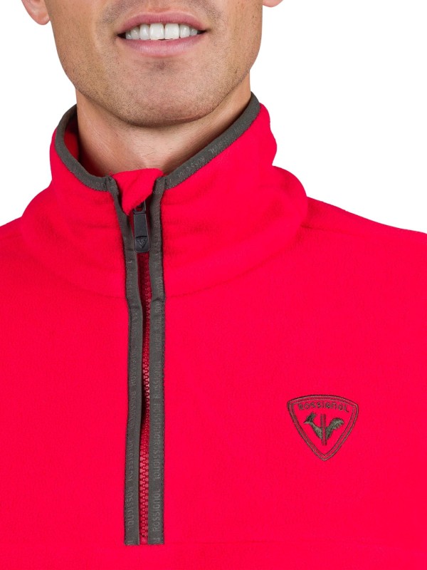 Bluza Rossignol męska Strawpile Fleece HZ czerwona