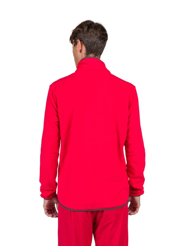 Bluza Rossignol męska Strawpile Fleece HZ czerwona