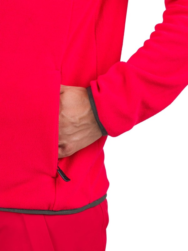 Bluza Rossignol męska Strawpile Fleece HZ czerwona