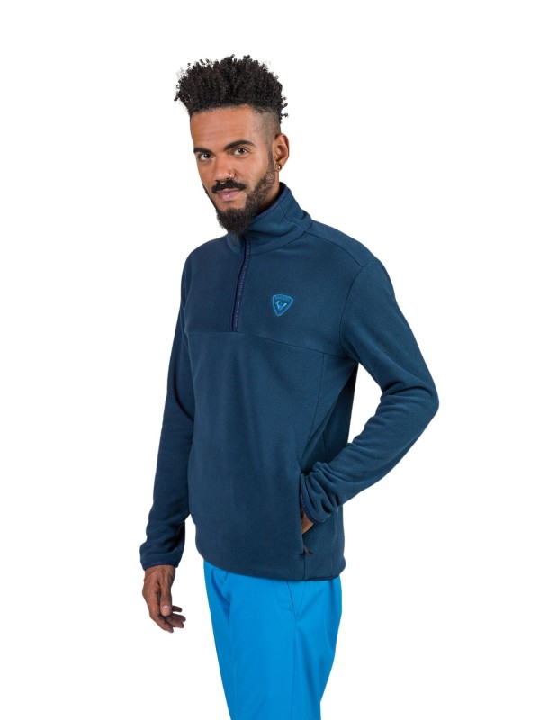 Bluza Rossignol męska Strawpile Fleece HZ granatowa