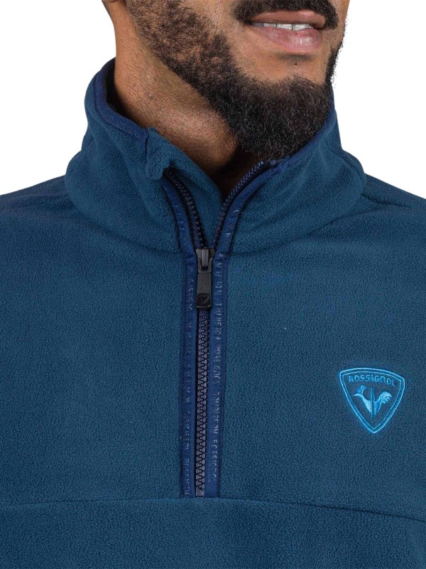 Bluza Rossignol męska Strawpile Fleece HZ granatowa