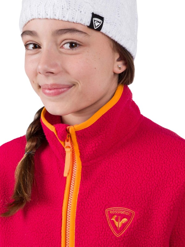 Bluza Rossignol JR Alltrack Fleece różowa