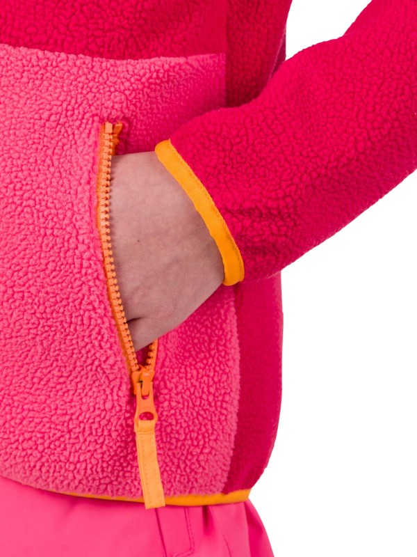 Bluza Rossignol JR Alltrack Fleece różowa