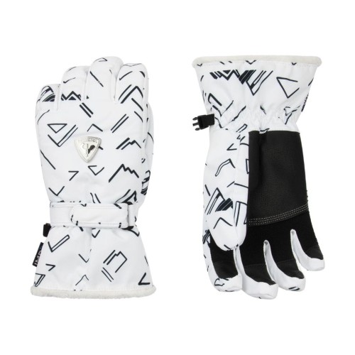 Rękawice narciarskie Rossignol damskie W Printed Impr G białe