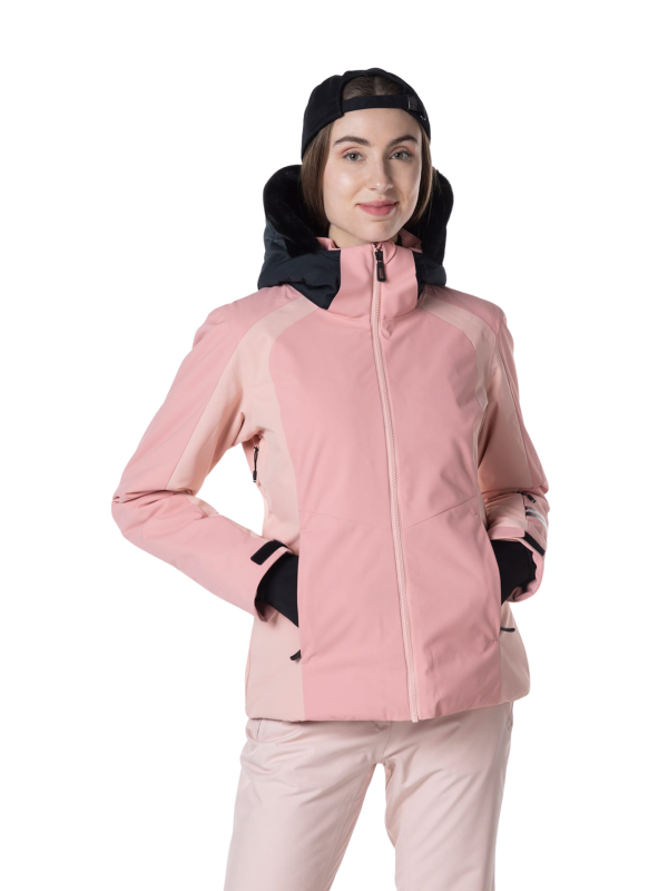 Kurtka narciarska Rossignol W Controle różowa