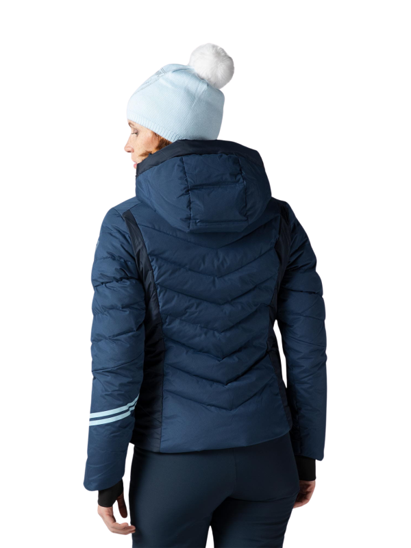 Kurtka narciarska Rossignol W Courbe granatowa