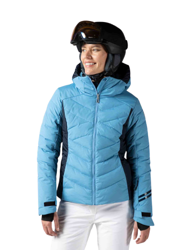 Kurtka narciarska Rossignol W Courbe niebieska