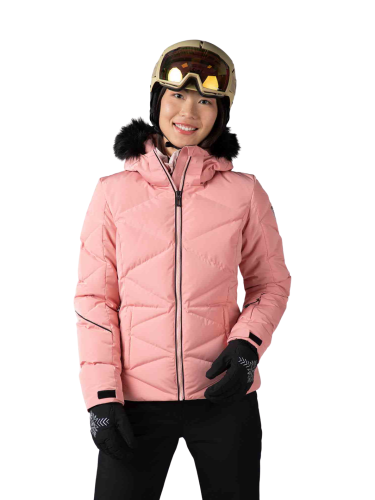 Kurtka narciarska Rossignol W Staci różowa