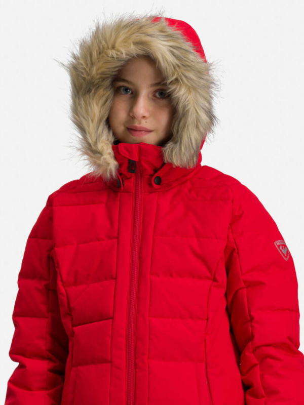 Kurtka Rossignol Girl Polydown czerwona