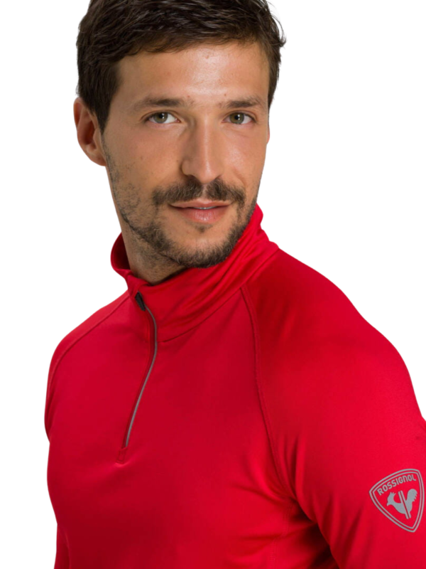 Bluza Rossignol Classique 1/2 Zip czerwona