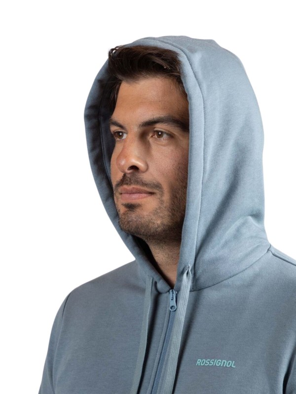 Bluza męska z kapturem Rossignol Presset szara
