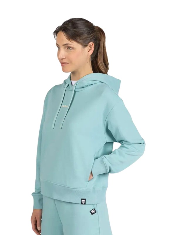 Bluza damska z kapturem Rossignol Waterfall niebieska