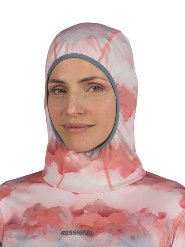 Bluza damska z kapturem Rossignol Westweg Sun kolorowa