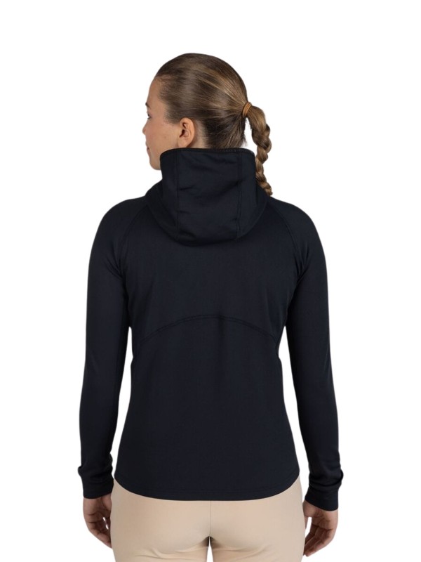 Kurtka damska z kapturem Rossignol Thin Midlayer czarna