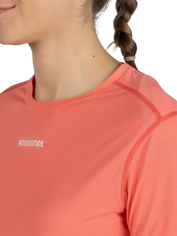 Koszulka damska Rossignol Sidelhorn różowa