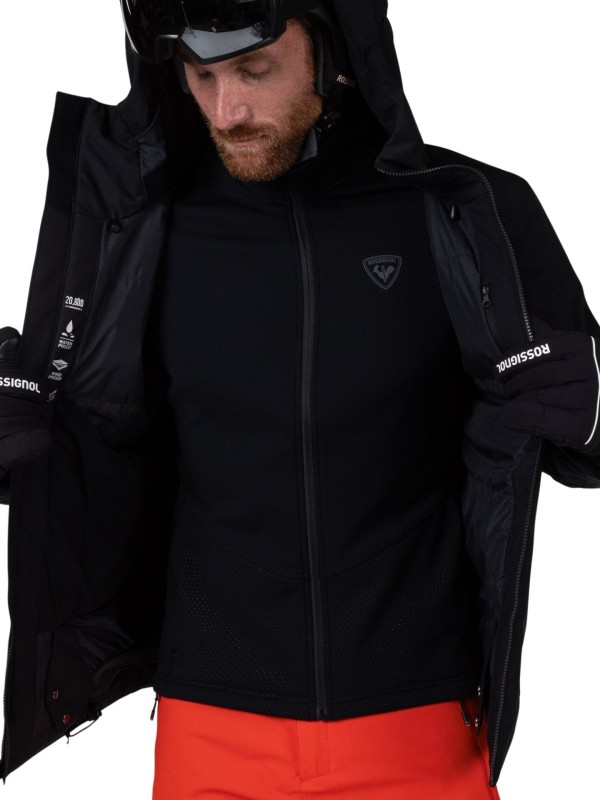 Kurtka narciarska męska Rossignol Rochrun Insulated Black