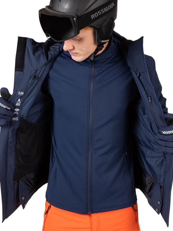 Kurtka narciarska męska Rossignol Rochrun Insulated Dark Navy