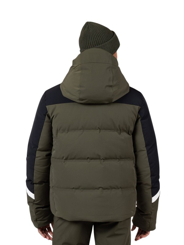 Kurtka narciarska męska Rossignol Ciastel Down Mix Olive Shadow