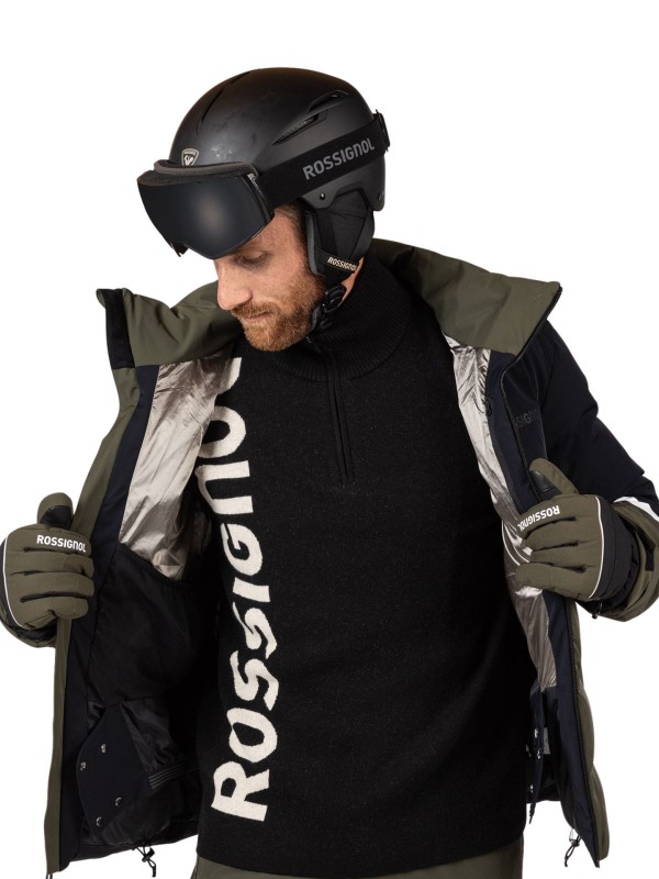 Kurtka narciarska męska Rossignol Ciastel Down Mix Olive Shadow