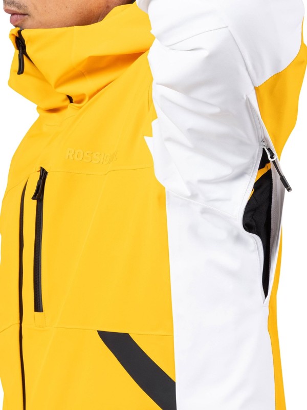 Kurtka narciarska męska Rossignol Ciastel Saffron Yellow